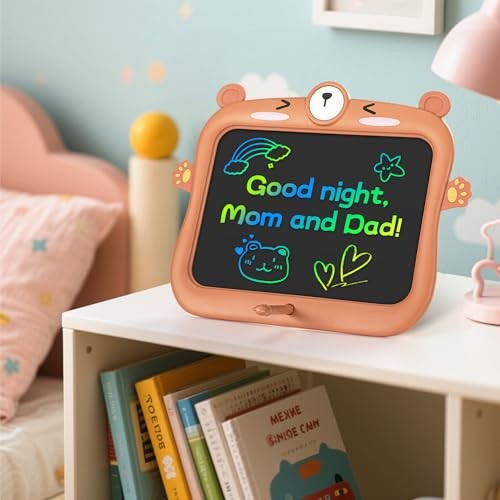 LCD Writing Tablet for Kids Doodle Board Drawing Pad, Little 8.5 inch Brown