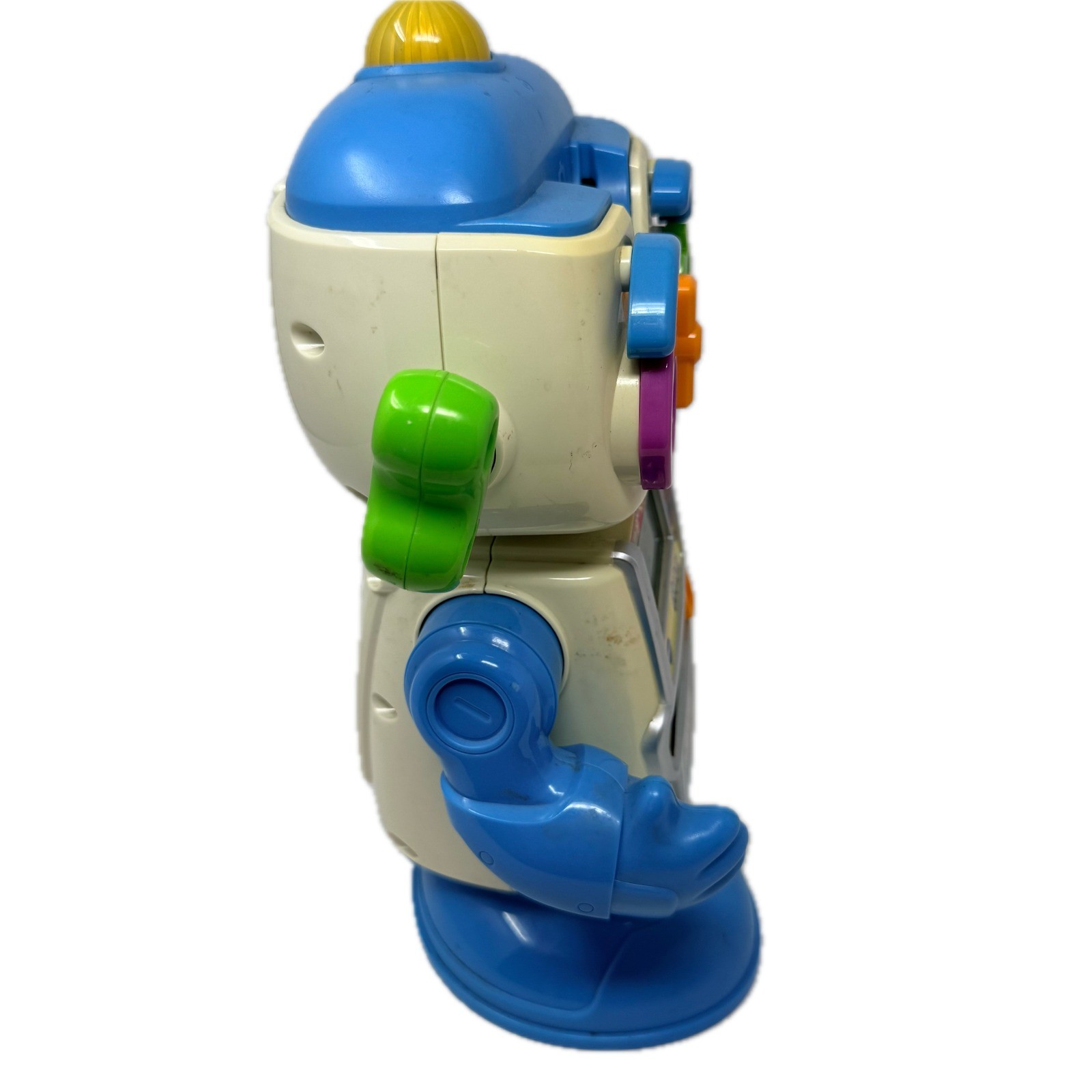 VTech Cogsley Learning Robot Interactive Educational Toy Blue Cream UNTESTED