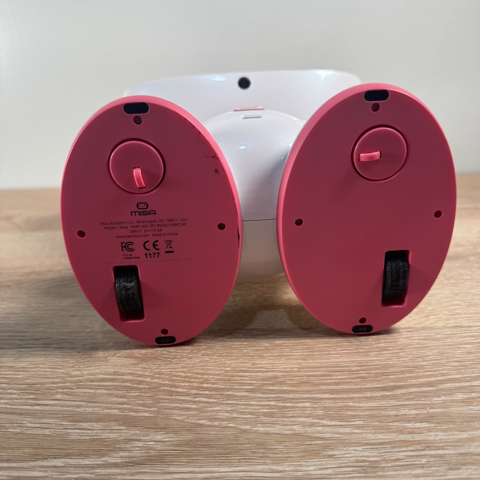 Misa 2 Playful Learning STEM Programmable Robot, Voice-Activated AI Tutor PINK
