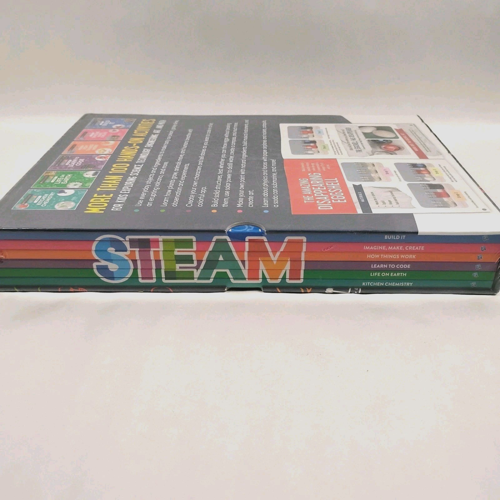 Brain Games Steam 6 Dyanmic Book Box Set Experiments New Sealed