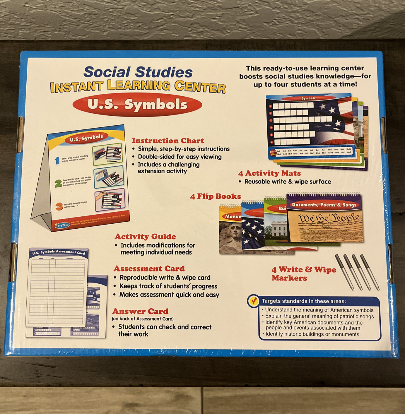Lakeshore Social Studies US Symbols Instant Learning PP912 Education Homeschool