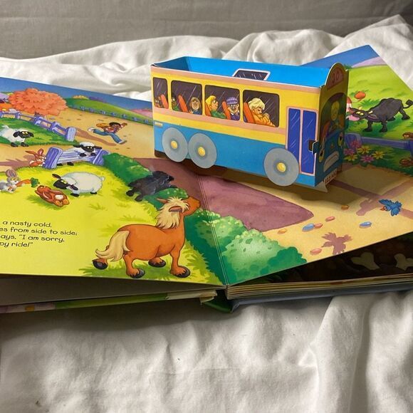 Trains Boats and Planes Interactive Pop-Up Children’s Book Educational Transport