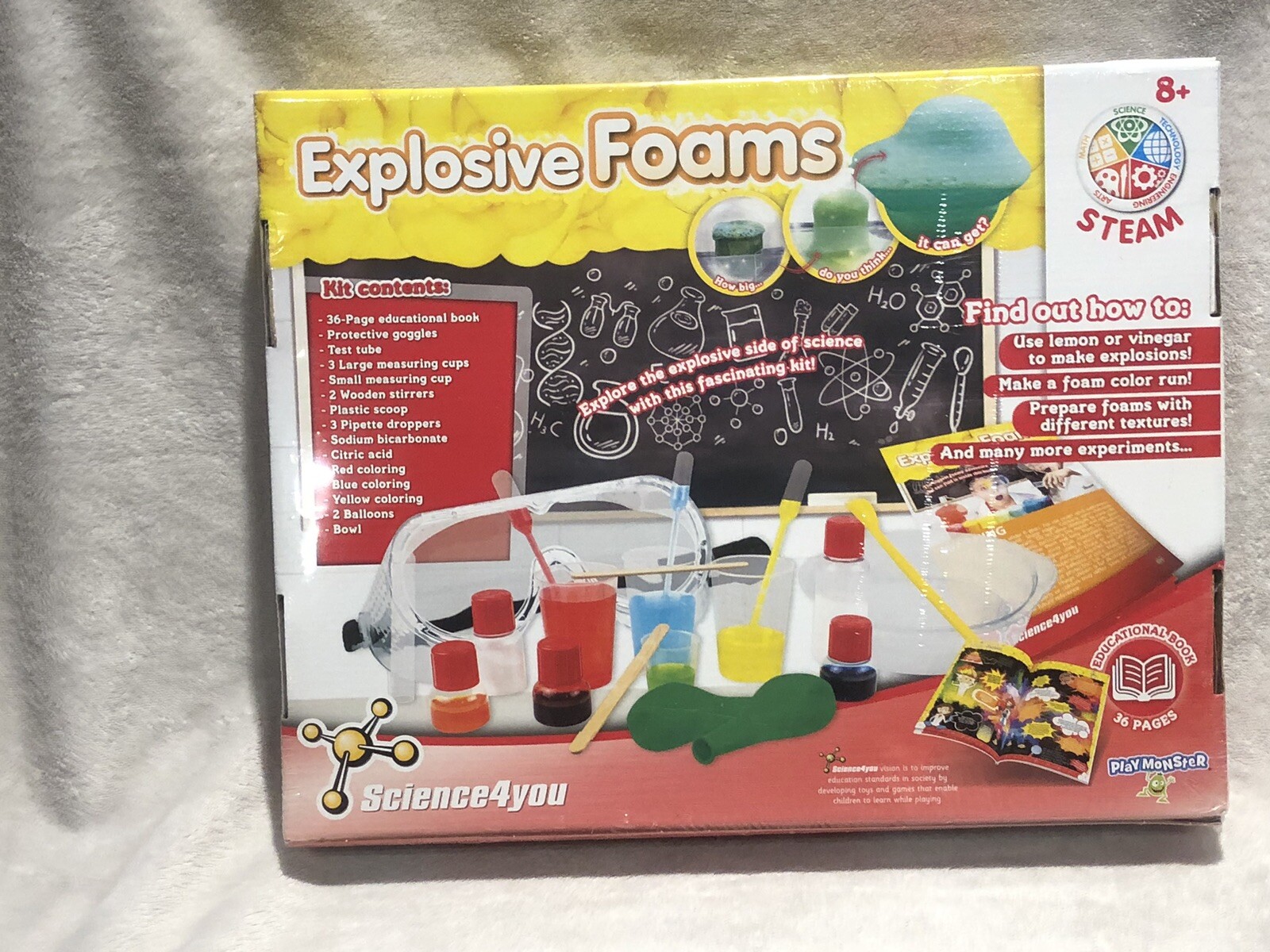 Science4You – Explosive Foams Kids Youth Game Fun