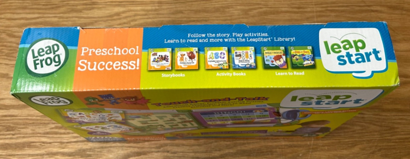 NEW LeapFrog LeapStart Pre-School Success 2 Books Included Ages 2-7 Model 6021