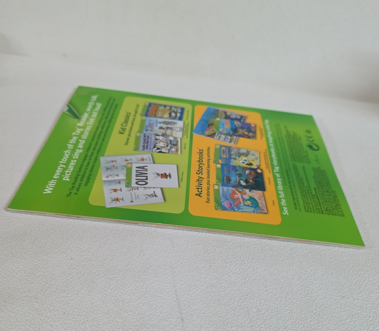 Leap Frog TAG Reading System Book OZZIE and MACK 4-8 Years G-VG