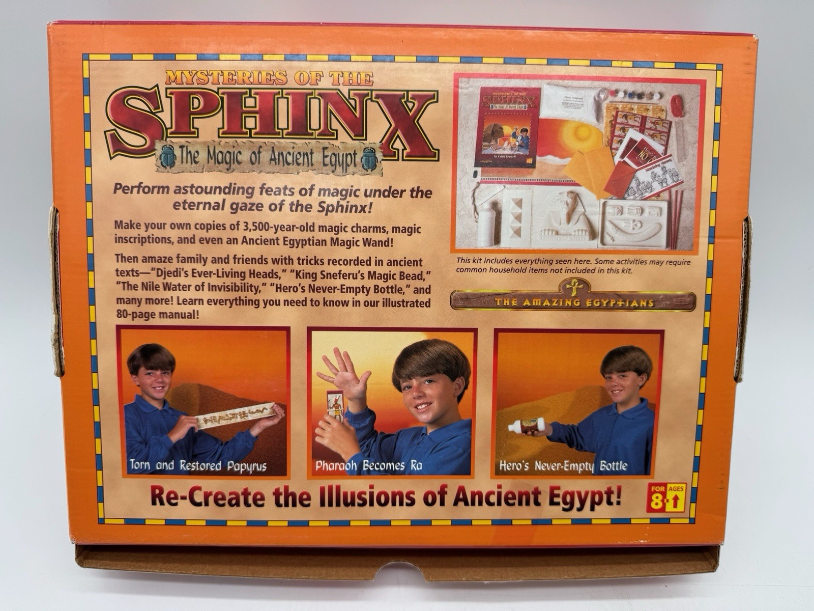 Vintage 1998 MYSTERIES OF THE SPHINX The Magic of Ancient Egypt Educate COMPLETE