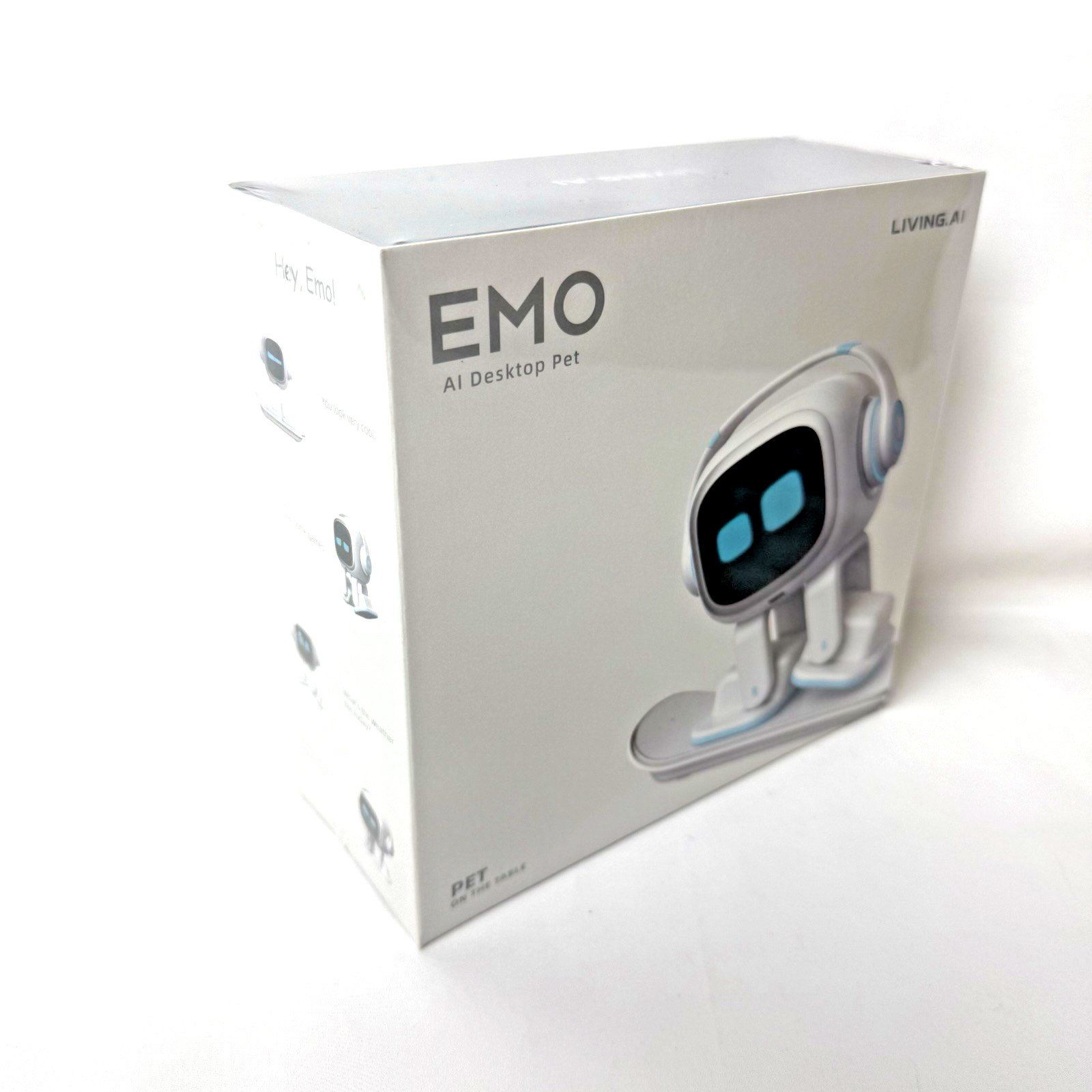 EMO Living Ai White Desktop Robot Pet