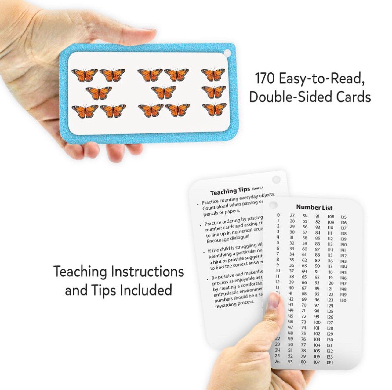 Edupress Numbers 0-150 Flash Cards