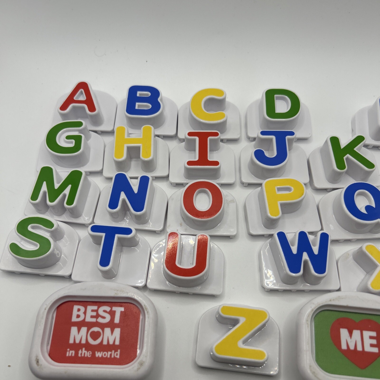 Leap Frog Tads Fridge Phonics Magnet Alphabet Apple Toy Letters NOT COMPLETE