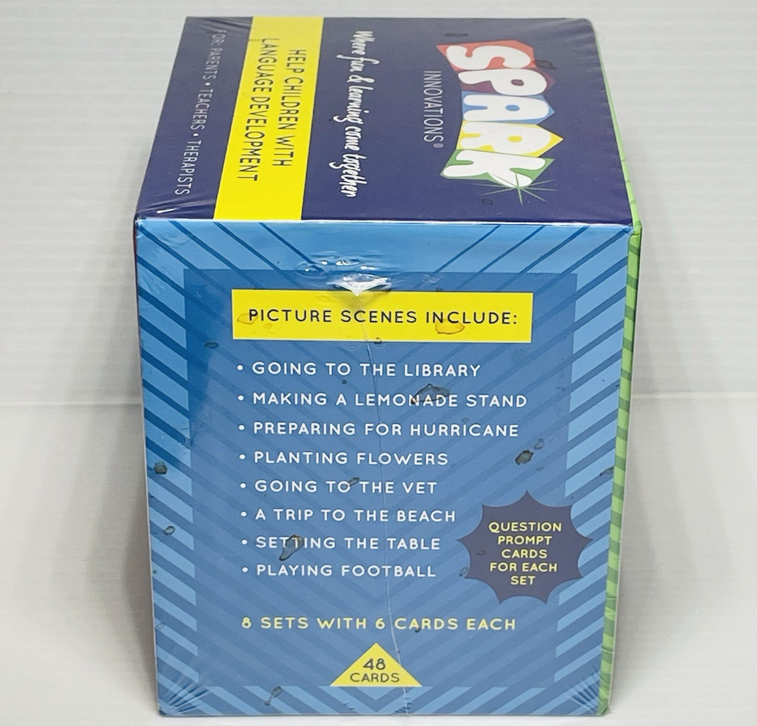 Spark Sequencing Cards Storytelling Picture Interpretation Speech Therapy Game.