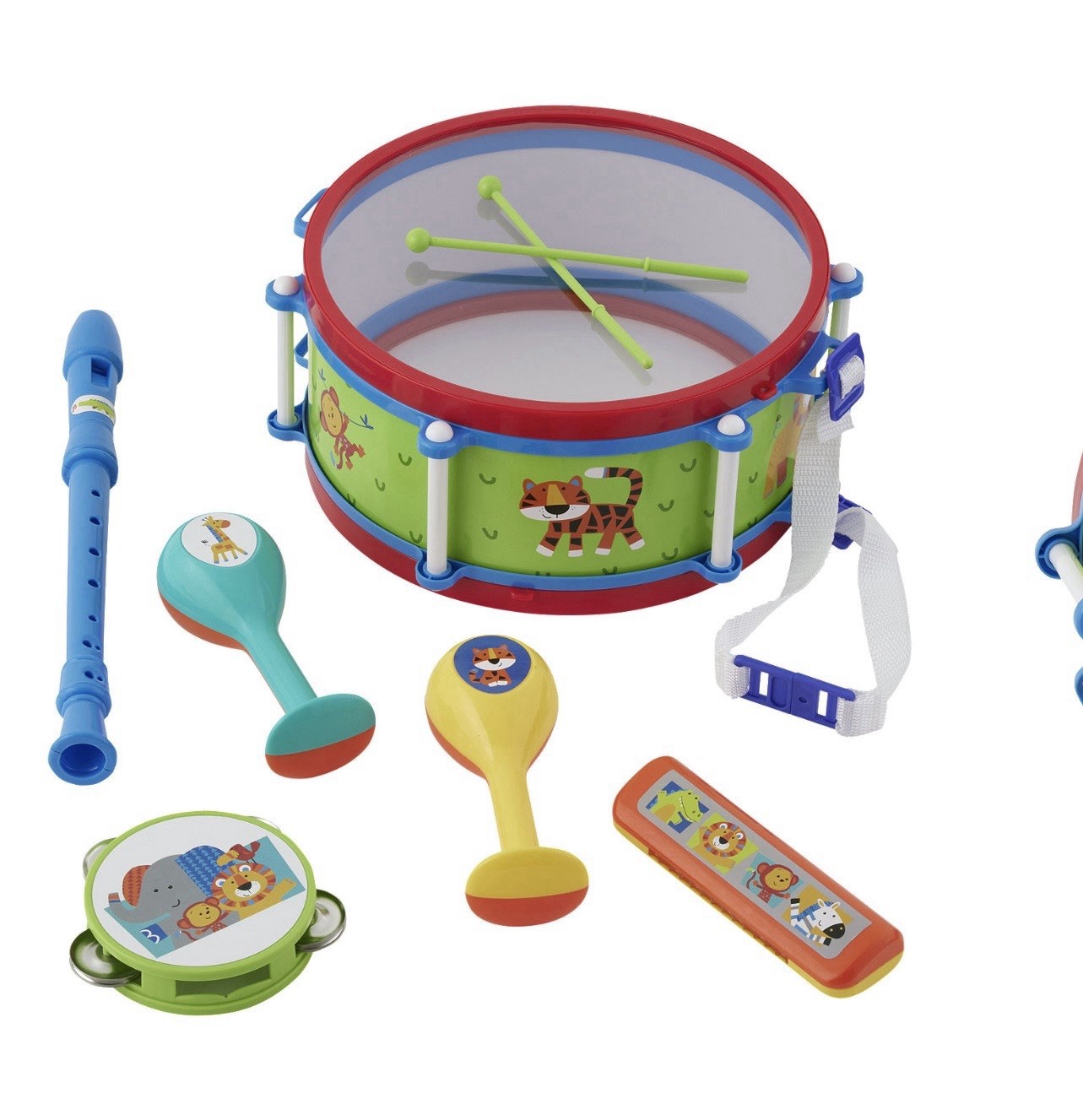 imaginarium All in 1 Music Set 8 Piece Kids Musical Drum Ages 2+ Years