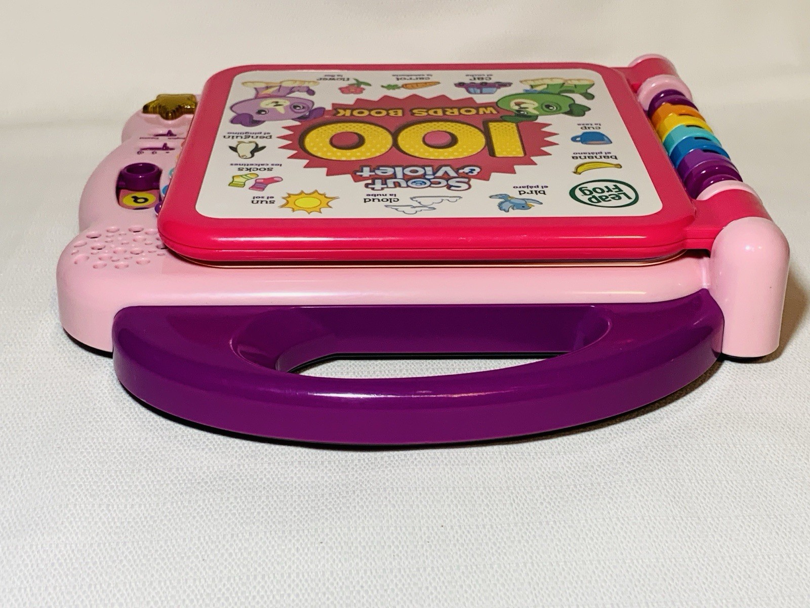LeapFrog Scout & Violet 100 Words Book – Bilingual English/Spanish Learning Toy