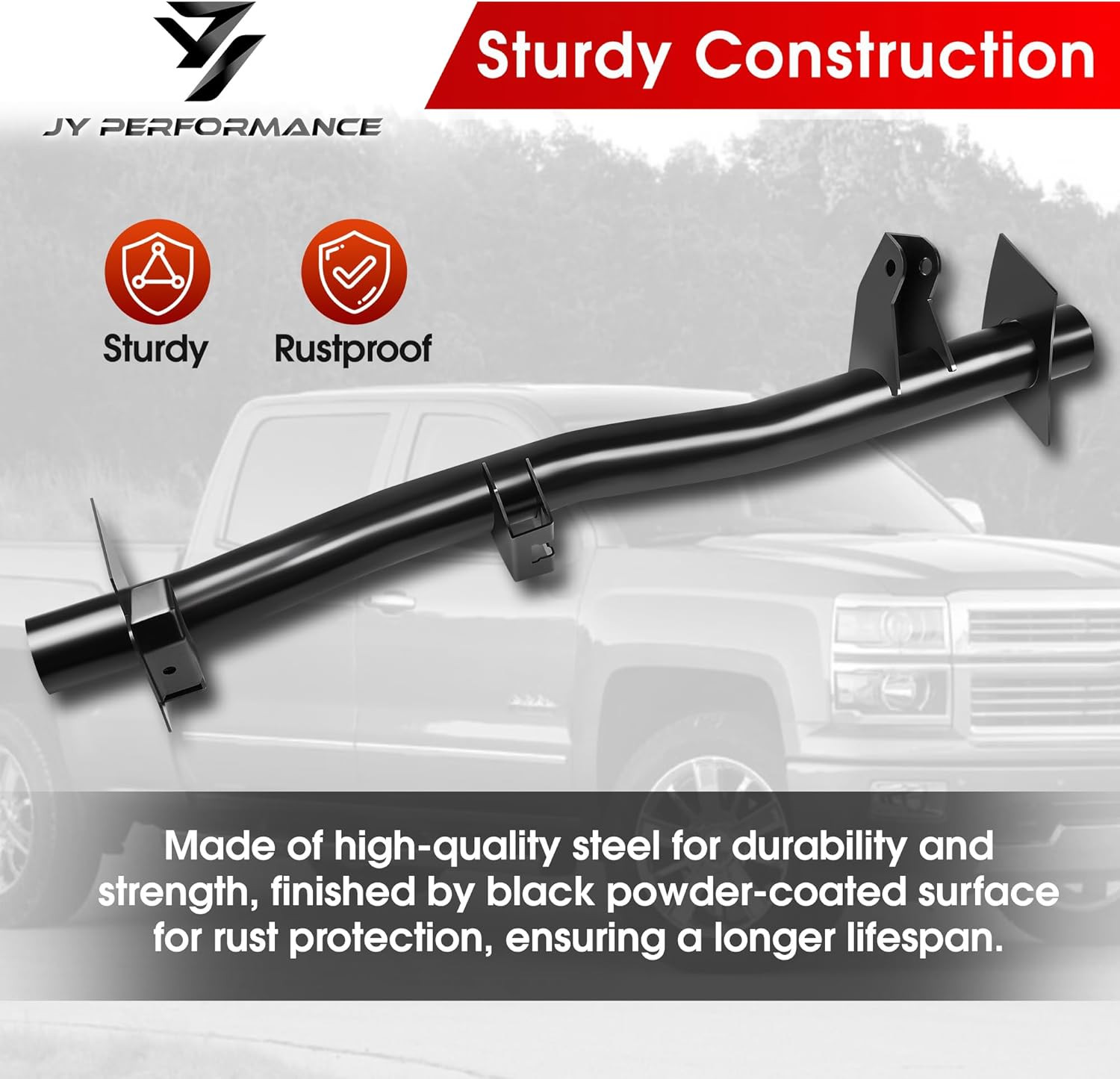 Rear Fuel Tank Support Crossmember Compatible for 2007-2014 Chevy Silverado 1500