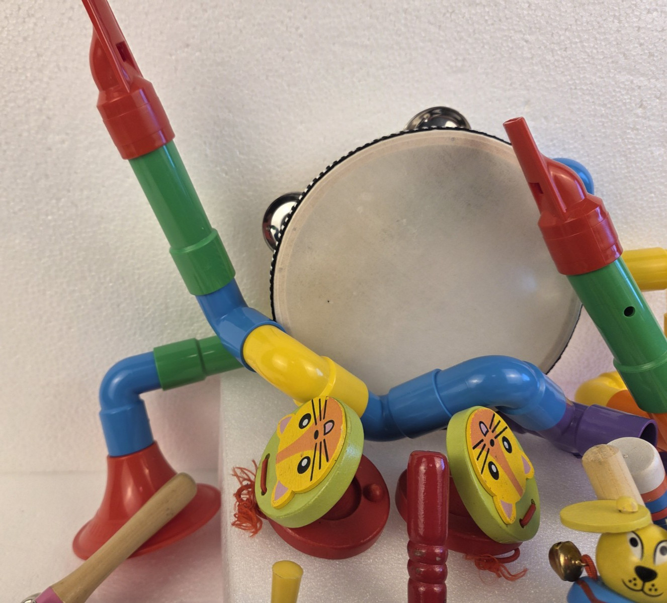 Toy Lot Musical Rhythm Instruments Preschool Daycare Wooden Toy Lot