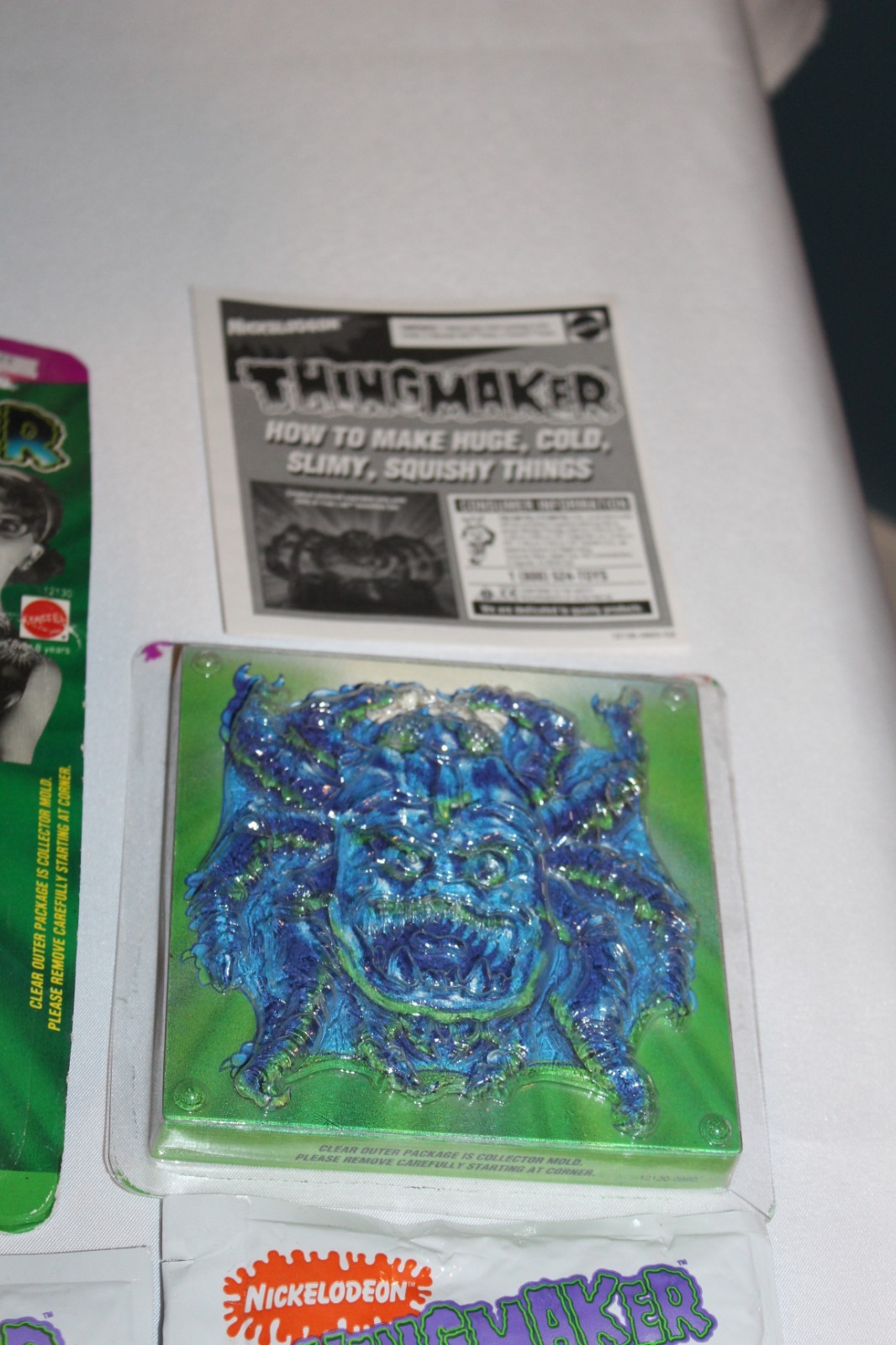1990s Nickelodeon Thingmaker Monster Mix Mold packets Gooze Gak Splat & Floam