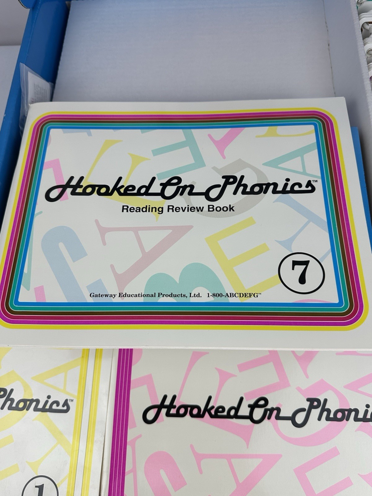 Hooked On Phonics Set W/ Original Box Back To Basics Cassettes Teaching