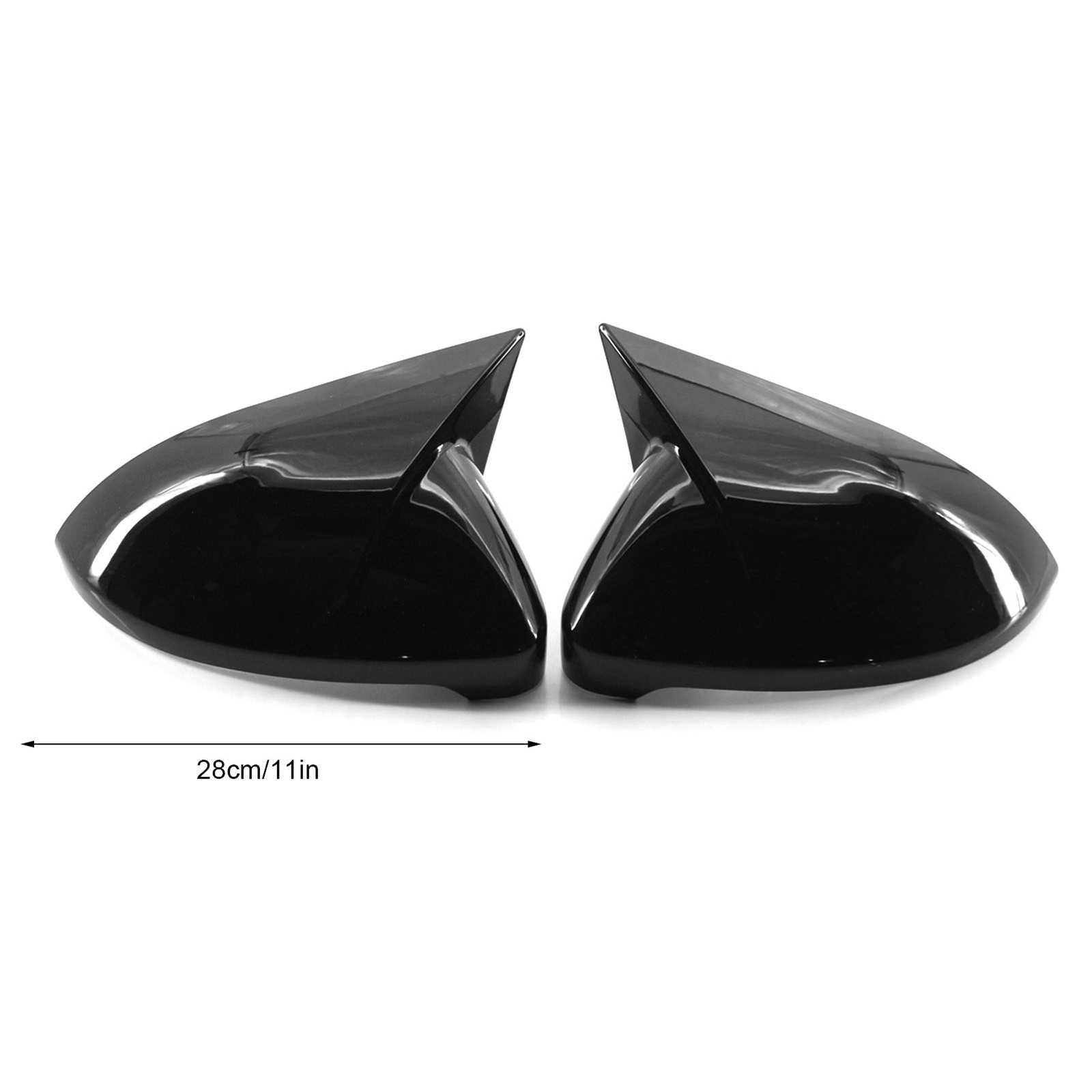 2PCS Side Mirror Cover Trim Replacement For 7 7.5 MK7 7.5 GTI R 14-19 EDVP