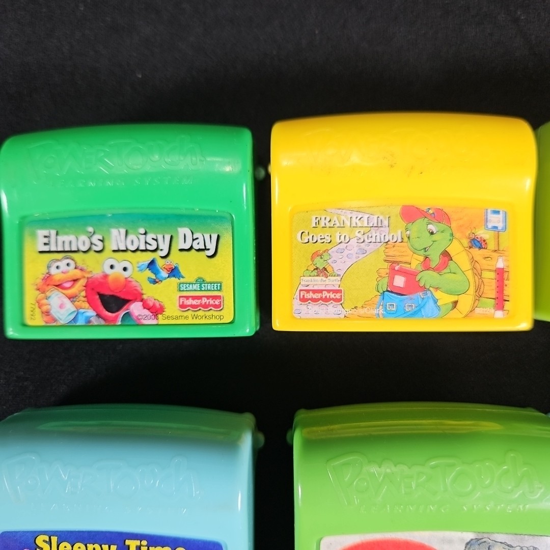 Lot of 8 Fisher Price Power Touch Cartridges Only I Spy Arthur Science Franklin
