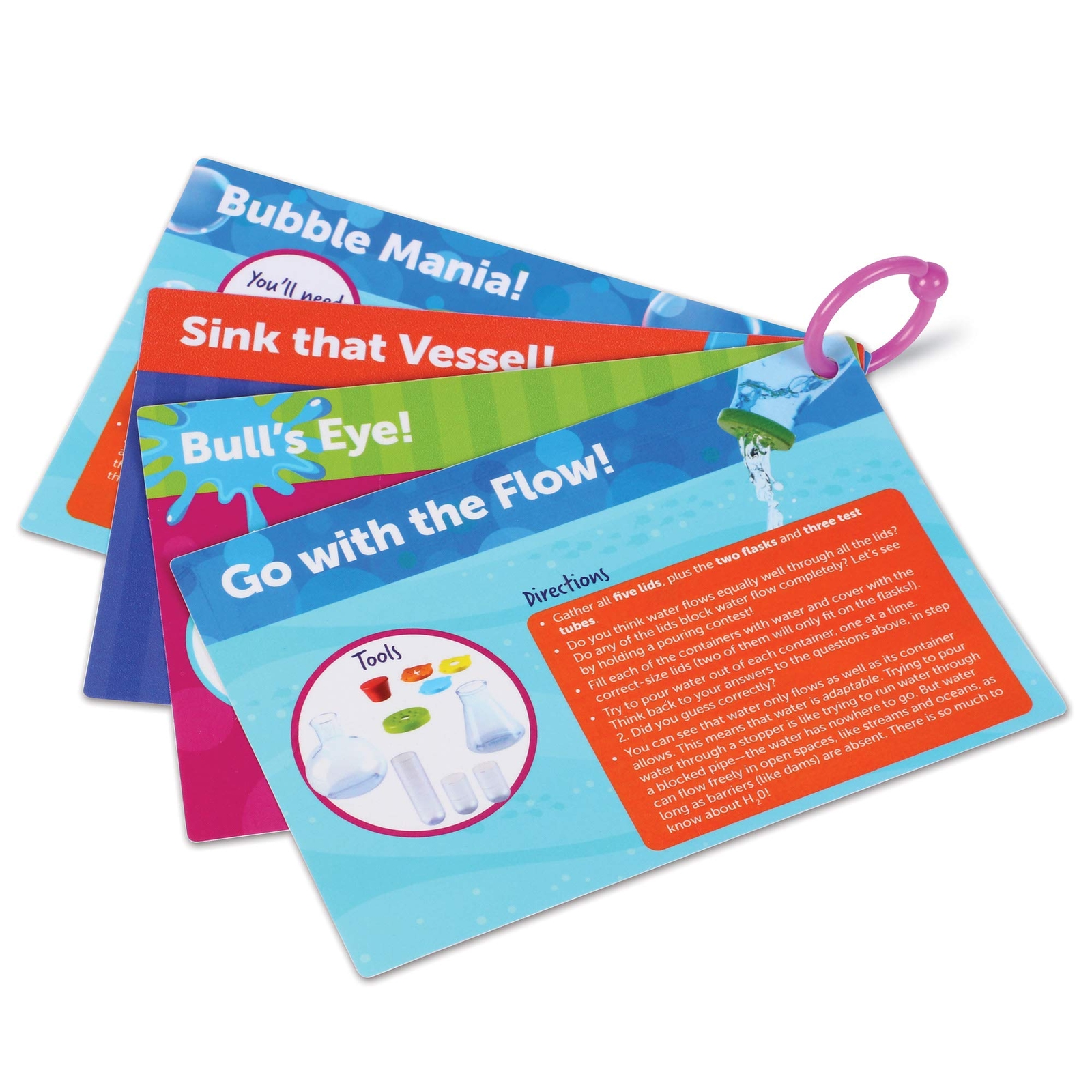 Splashology Water Lab 19 Piece Water Science Kit for Kids Ages 3 and Up