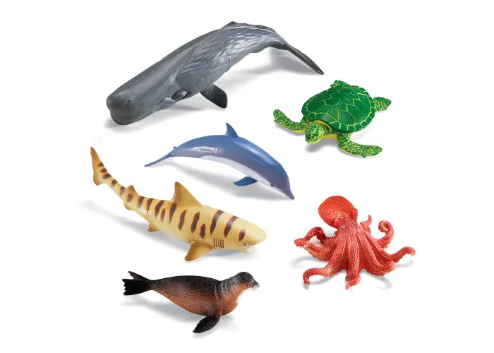 Learning Resources Jumbo Dinosaurs, Forest and Oceans Animals – Pack of 15