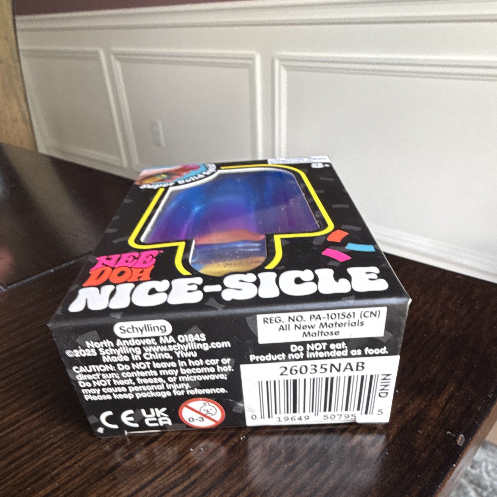 Schilling Nee Doh Nice-Sicle Super Solid Squish Sensory Popsicle NeeDoh Purple