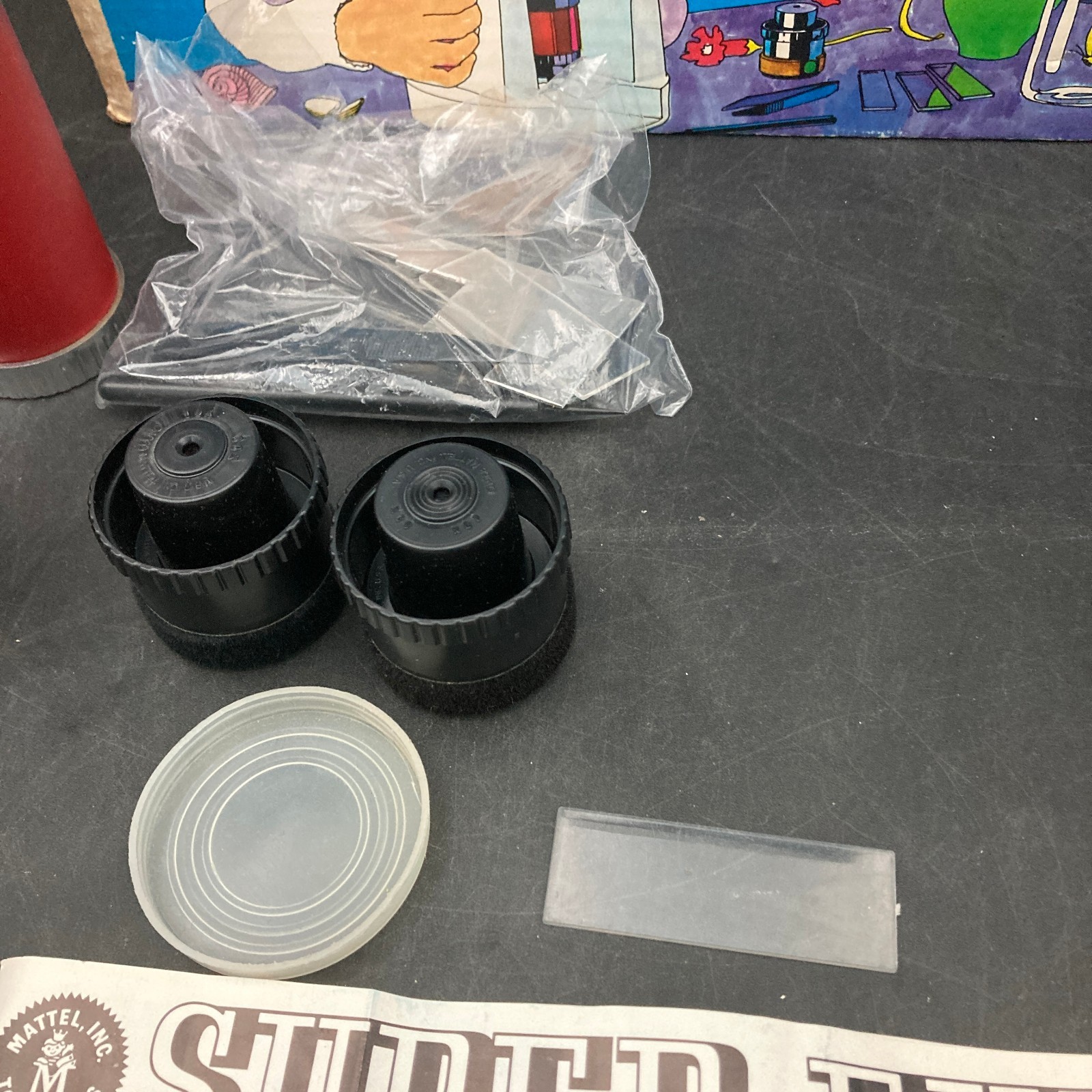 Vintage Super Eyes Microscope Set from Mattel (1968) 100% Complete with Box