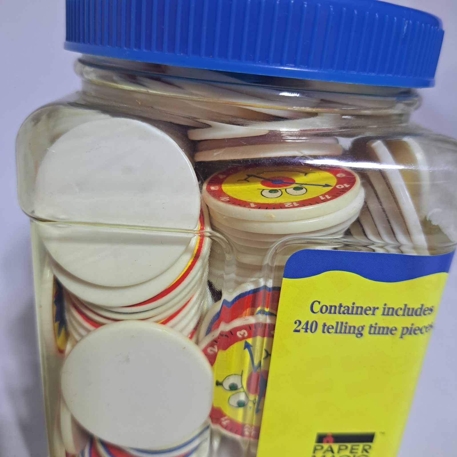 Telling Time 240 Piece Learning Set – Paper Magic Grp – Complete
