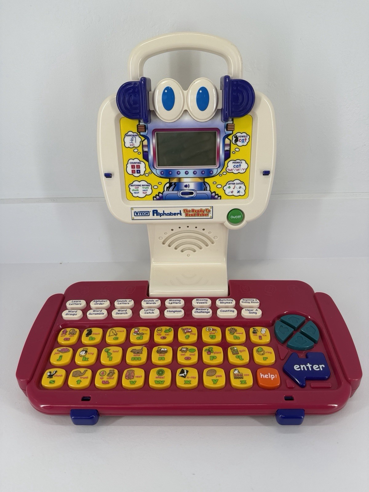 Vtech Alphabert Ready To Read Robot Electronic Learning Toy-Works
