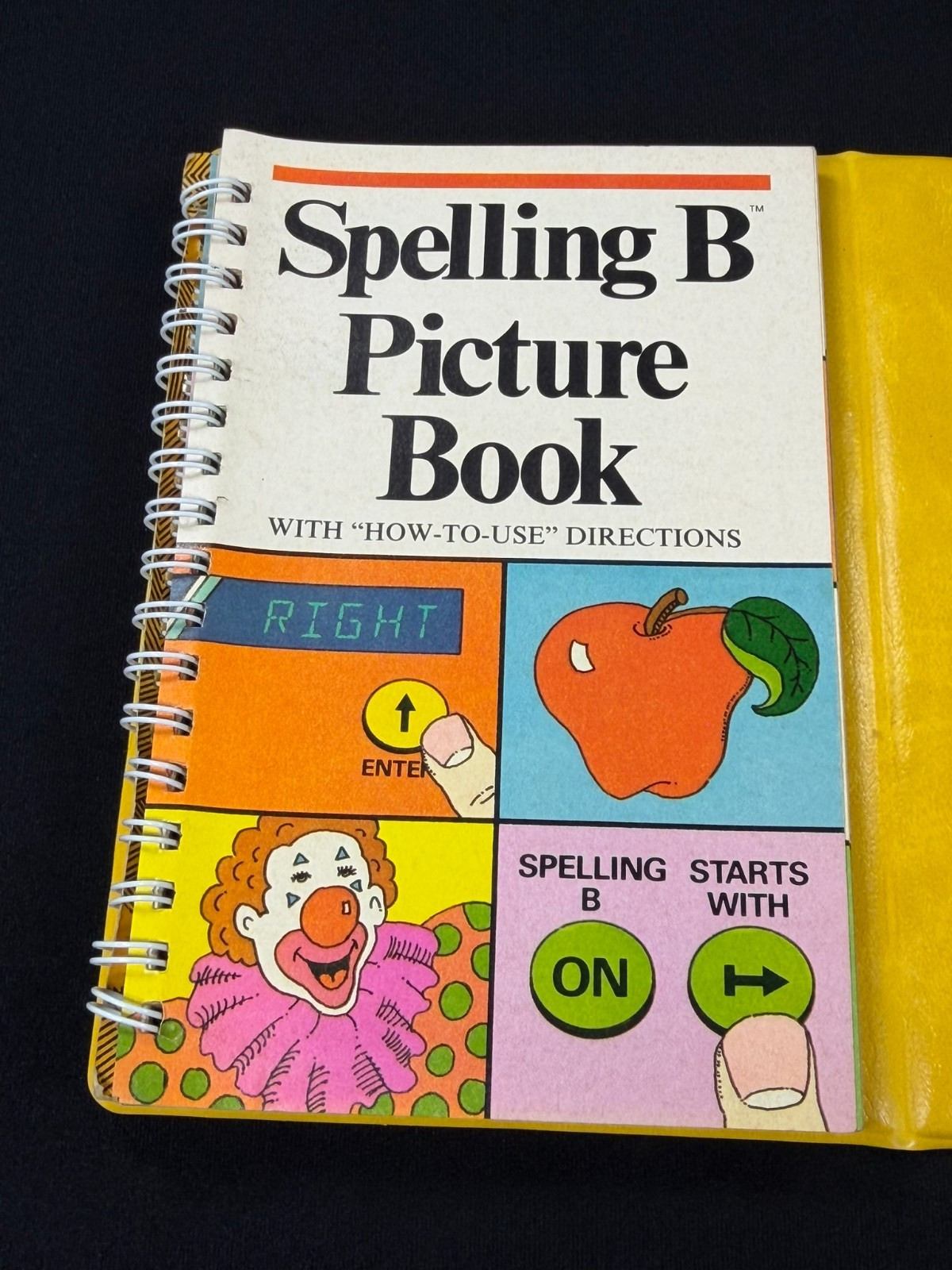 Texas Instruments Spelling B Electronic Learning Aid w/ Picture Book Tested Work