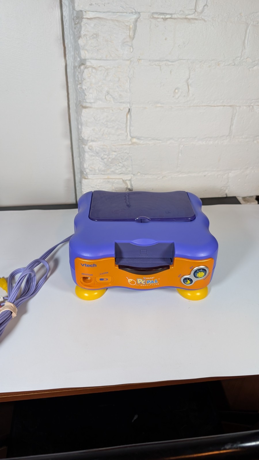V Tech V Smile PC Pal Unit Only With 4 Games No Controller Or Power Plug