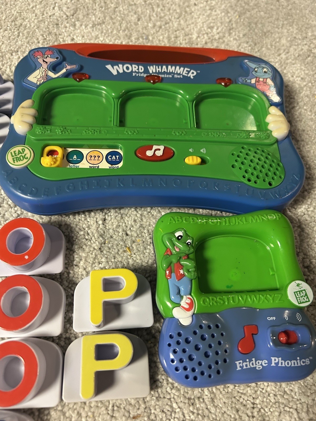 Tested Leap Frog Word Whammer Fridge Phonics Set 45 Magnetic Letters-missing F