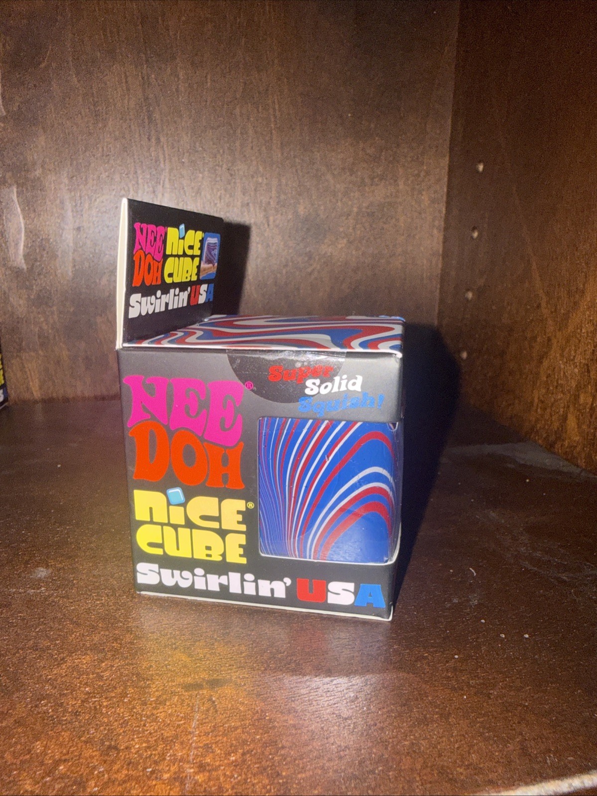 NEEDOH Nice Cube Swirlin’ USA Super Solid Squish NEW