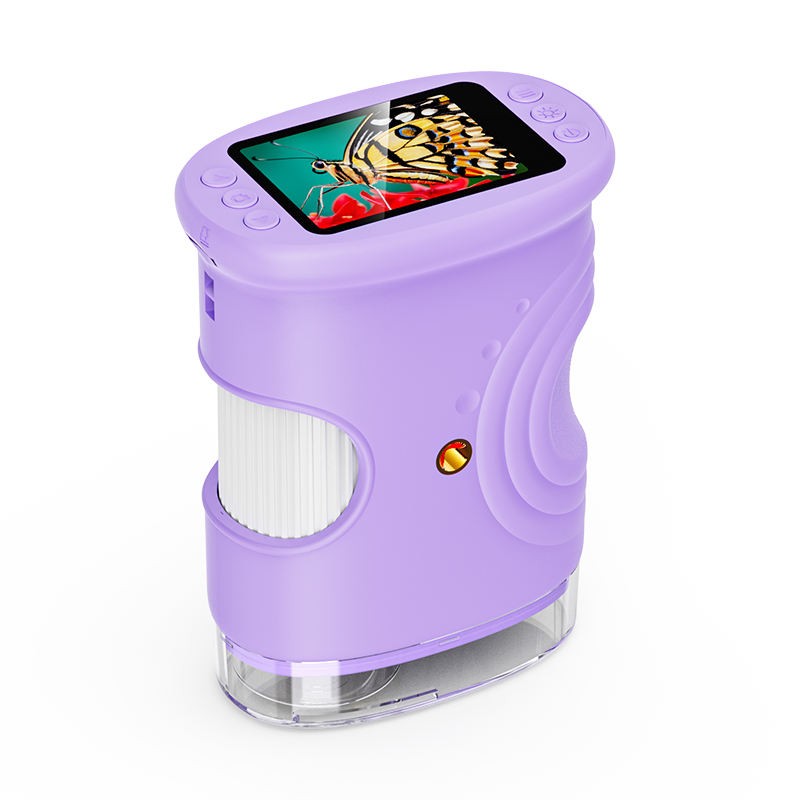 1000X Digital Portable Microscope for Kids with 2.0″ IPS Screen Mini Pocket STEM