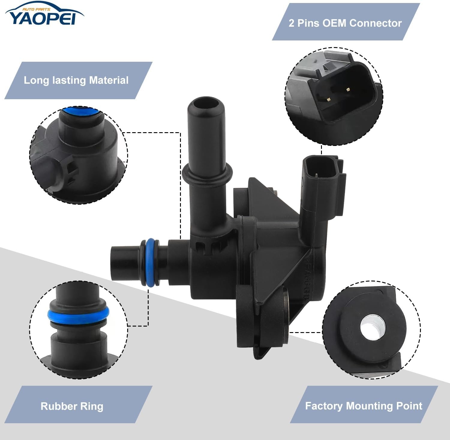 Vapor Canister Purge Solenoid Valve Emission For Ford Edge Escape Explorer F150