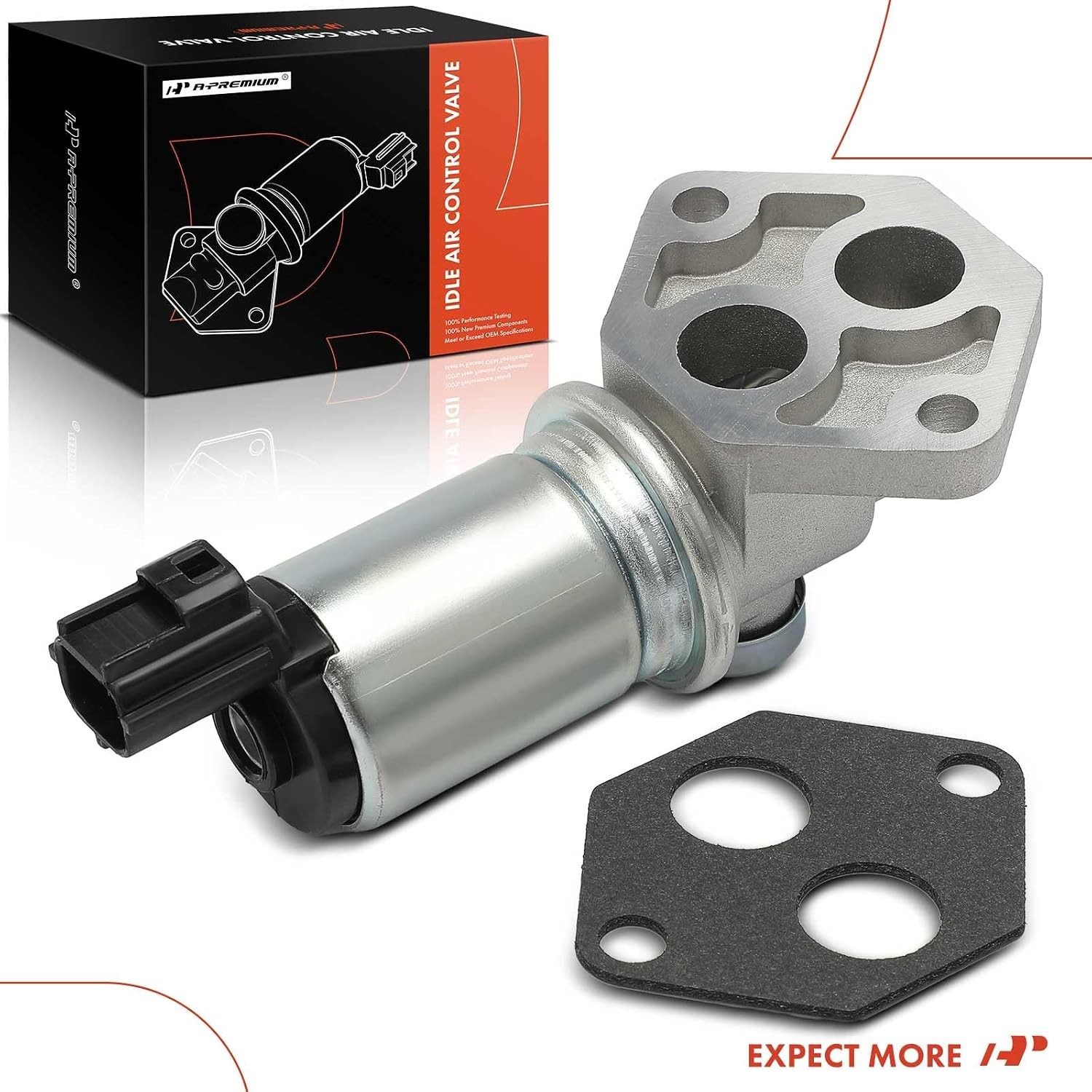 A-Premium Fuel Injection Idle Air Control Valve IAC – Compatible with Ford & Lin