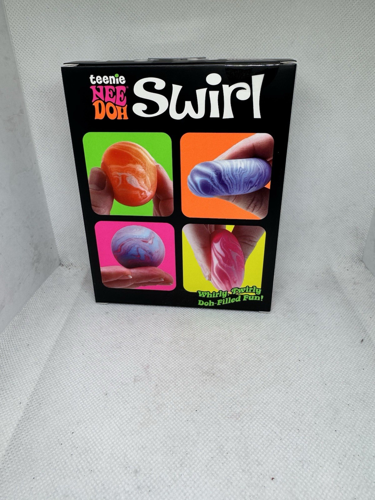 Schylling NeeDoh Teeny Swirl 4 Pack Squishy Fidget Toy Stress Balls Sensory Toy