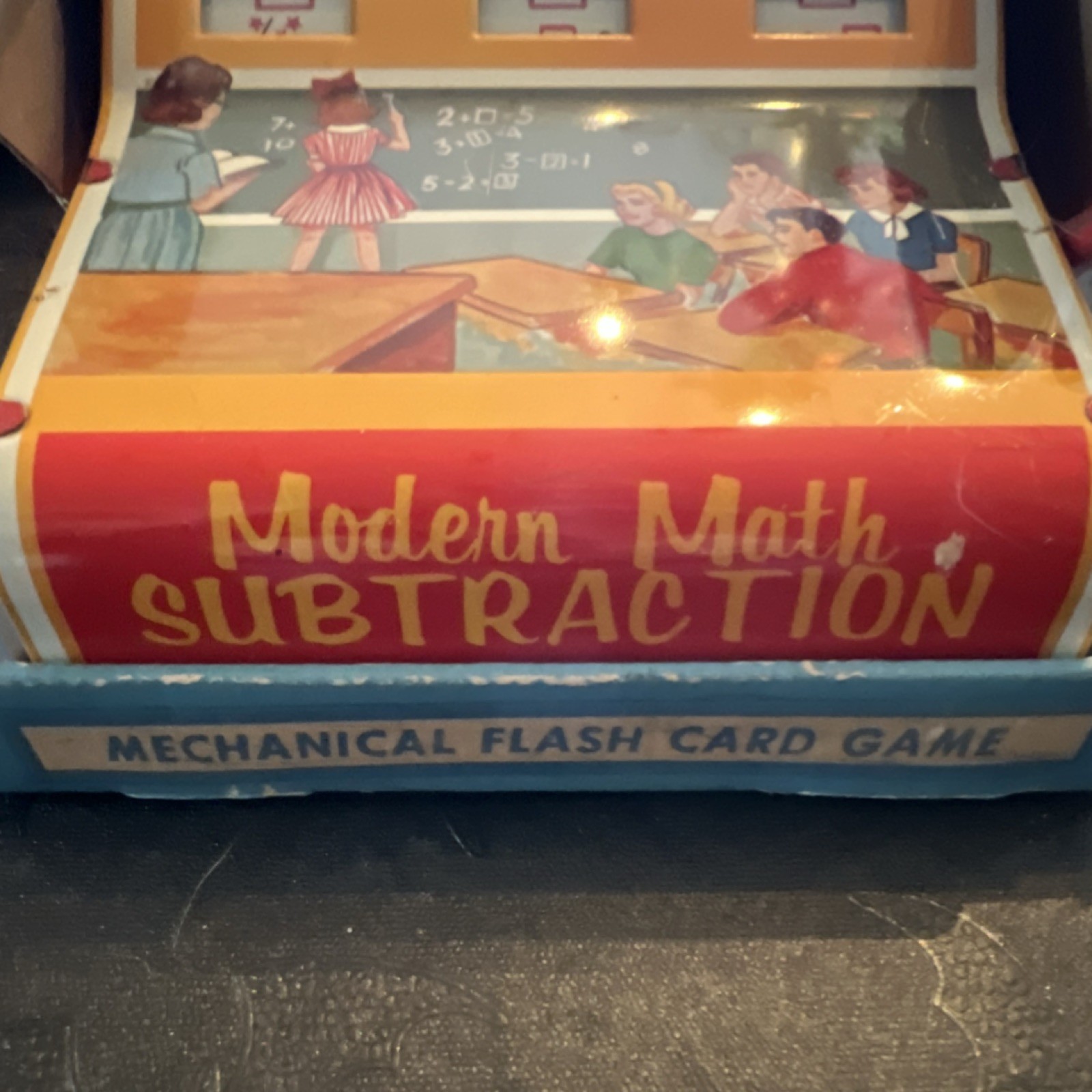Wolverine Modern Math Subtraction Mechanical Game Vintage Toy Original Box USA