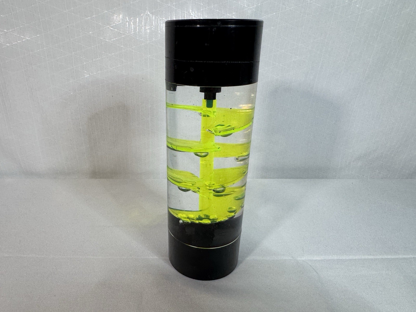 RARE 90s Lyon Company Black Spiral Liquid Motion Timer Desk Toy EVAPORATED