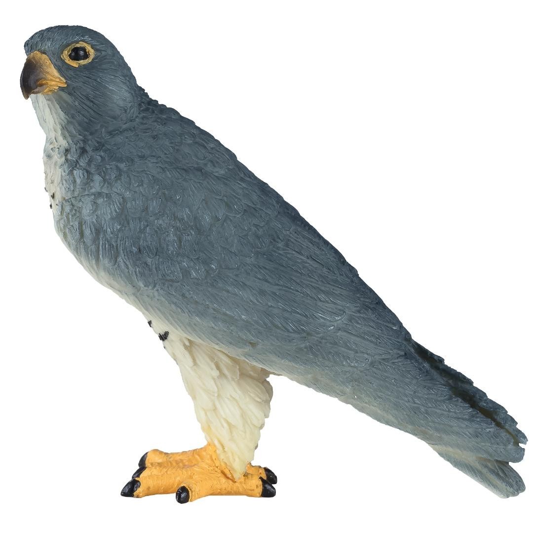 Peregrine Falcon Figurine – Small Hand Painted Wildlife & Bird Toy Figure – Mojo