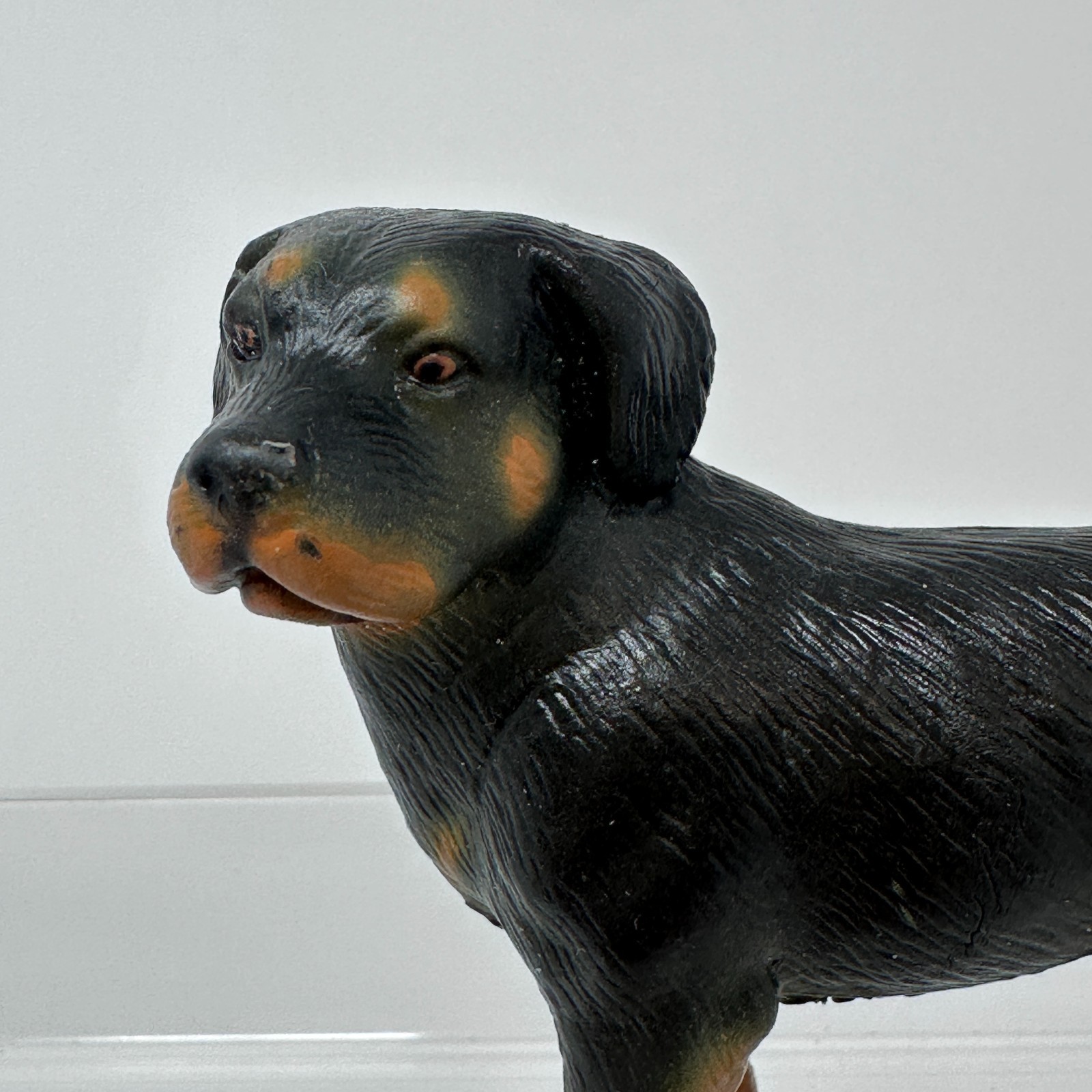 Schleich Rottweiler Figure Black Brown Dog Pet Animal Figurine 2.5″ 1999 Vintage