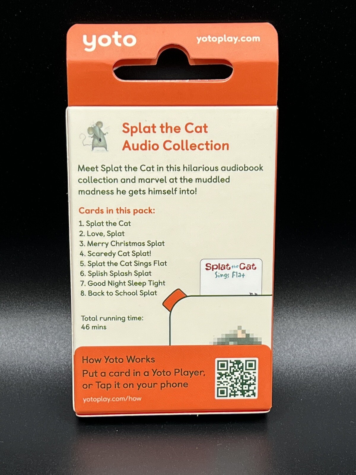Yoto Splat The Cat Audio Collection UK Release Audio Card Works In US