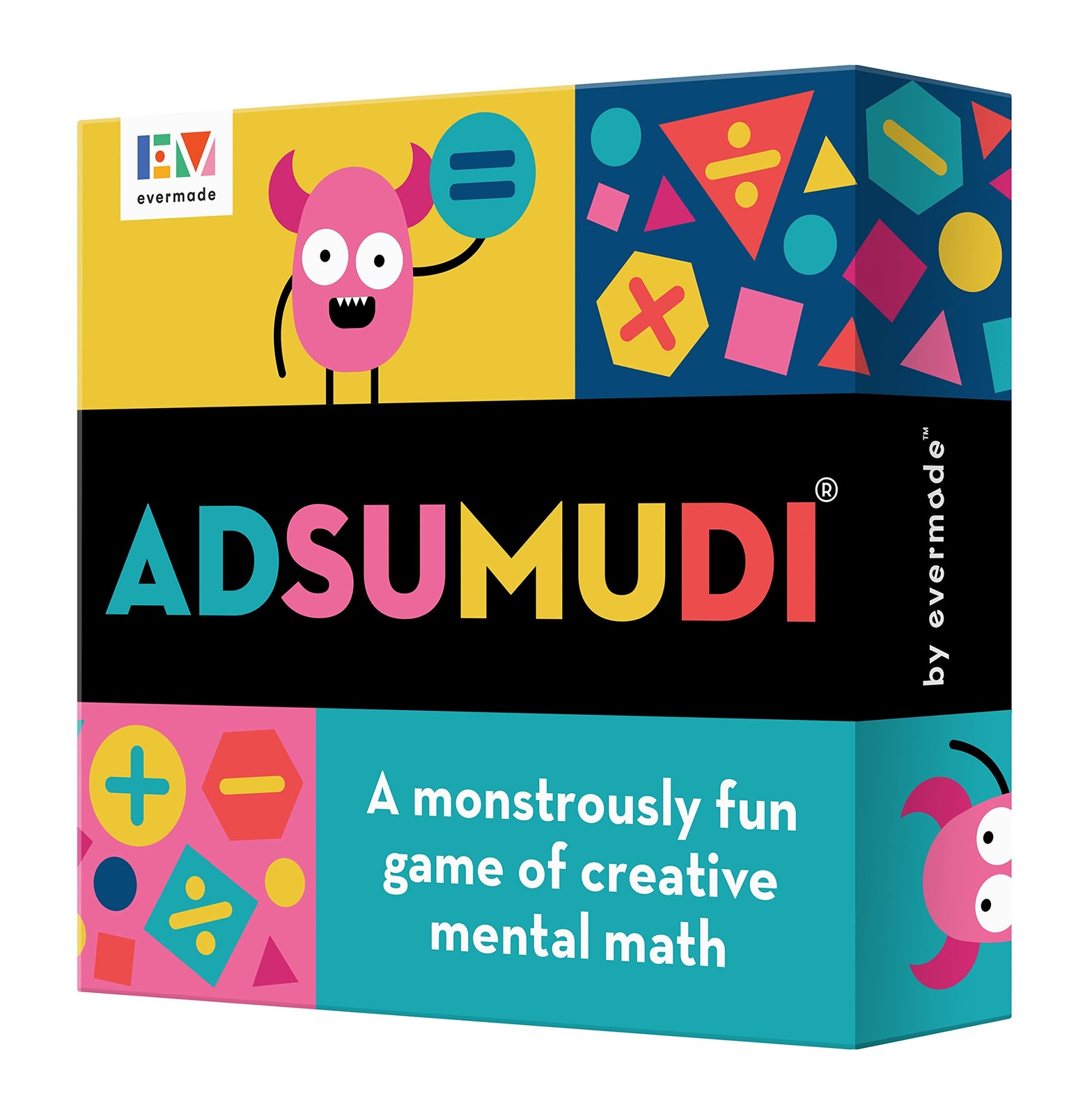 Evermade Adsumudi Math Game – The Monstrously Fun, Smart Game for Kids to Practi