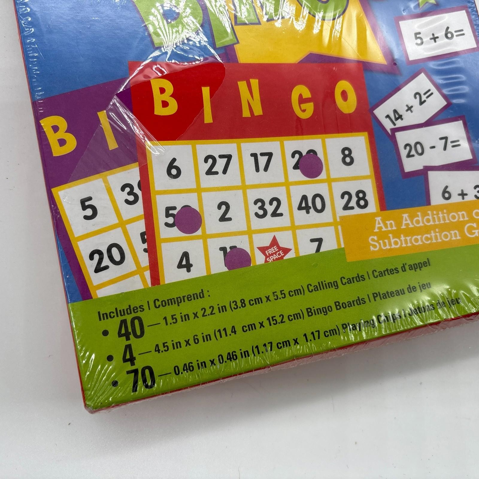 NEW Teaching Tree Bingo Math Educational Game 1st 2nd Grade Addition Subtraction