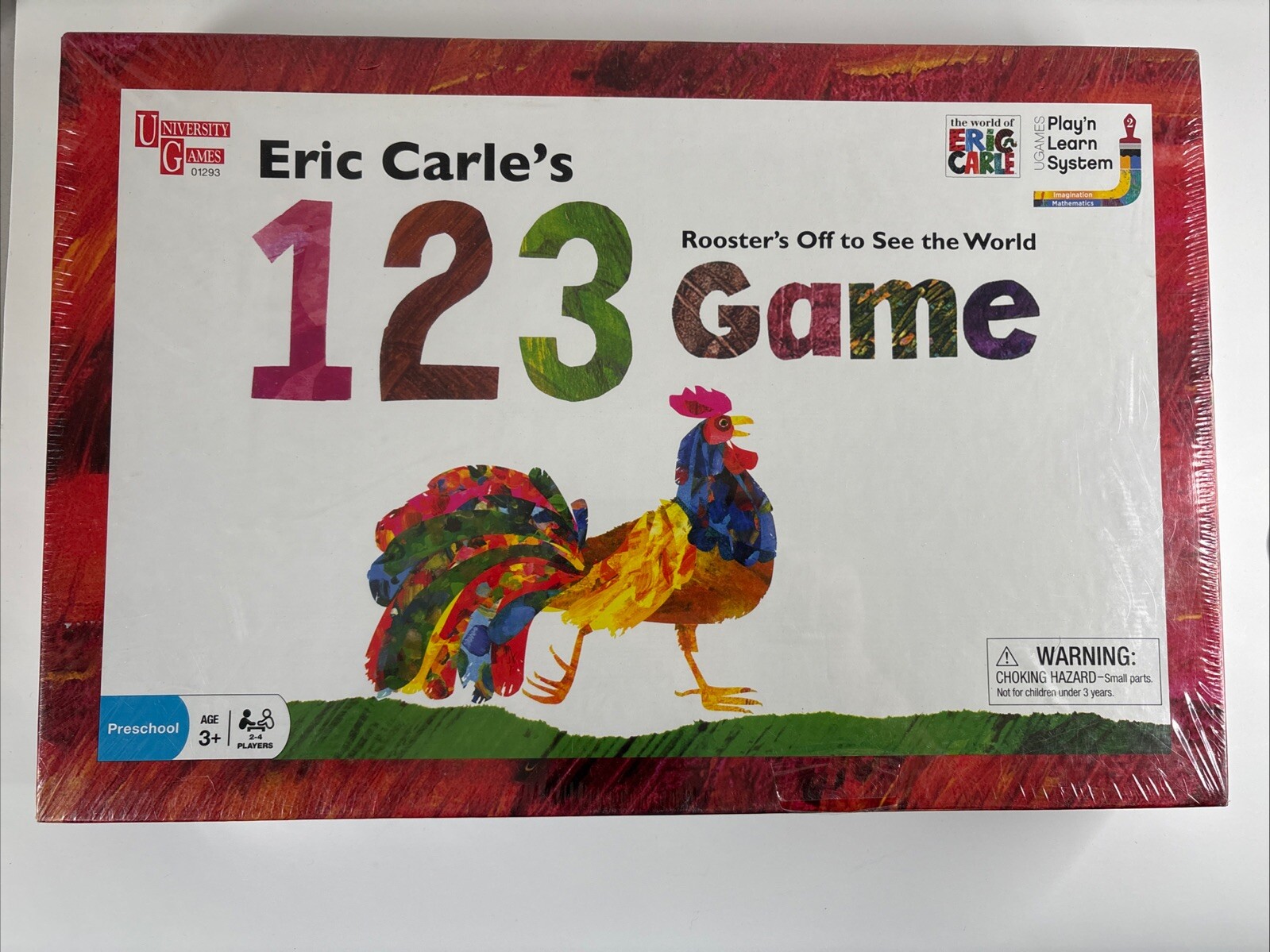 New Eric Carle’s 1 2 3 Game, Roosters Off To See The World, Brand New Sealed Box
