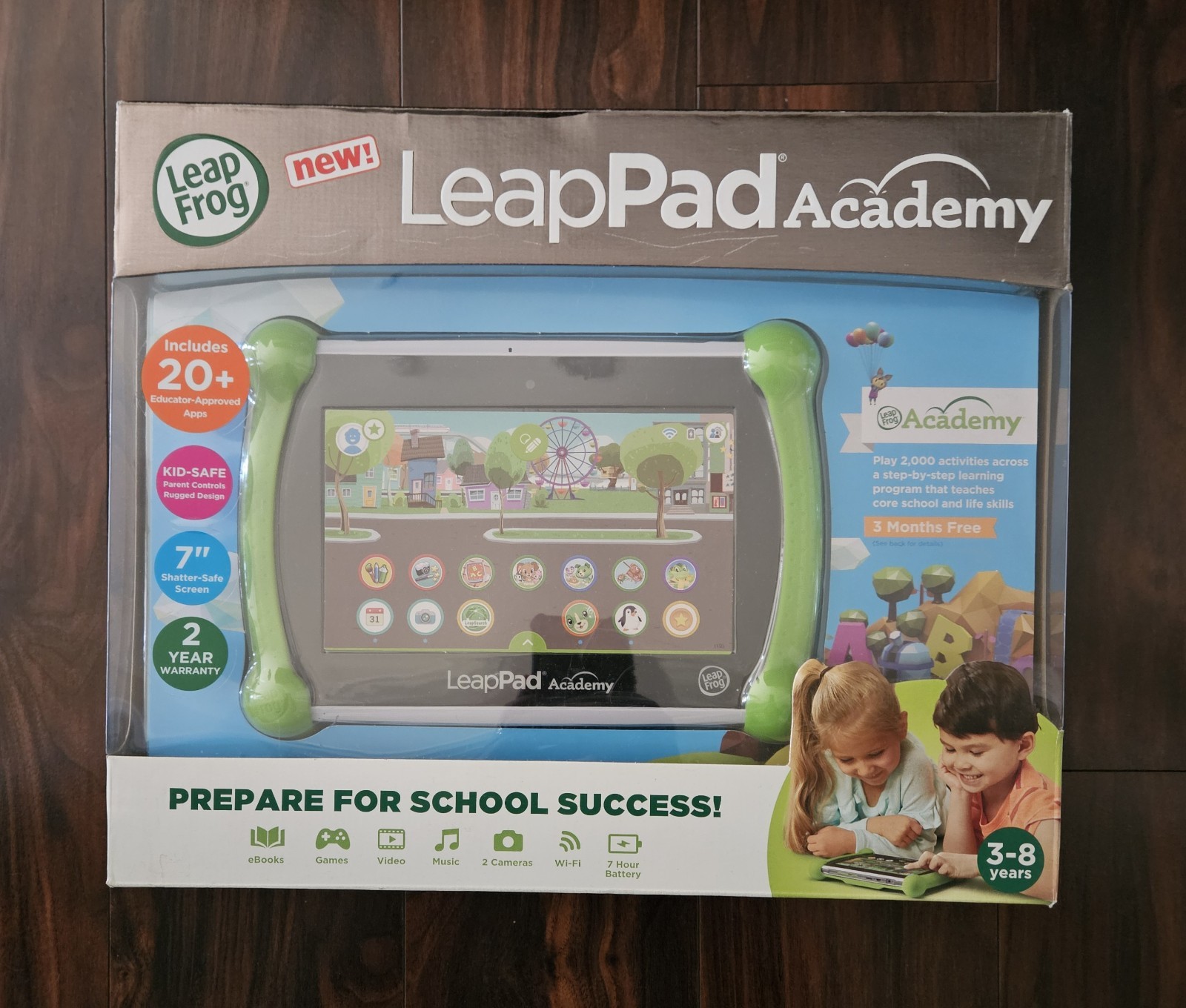 LeapFrog LeapPad Academy 7″ Learning Tablet Excellent Pre-owned Condition