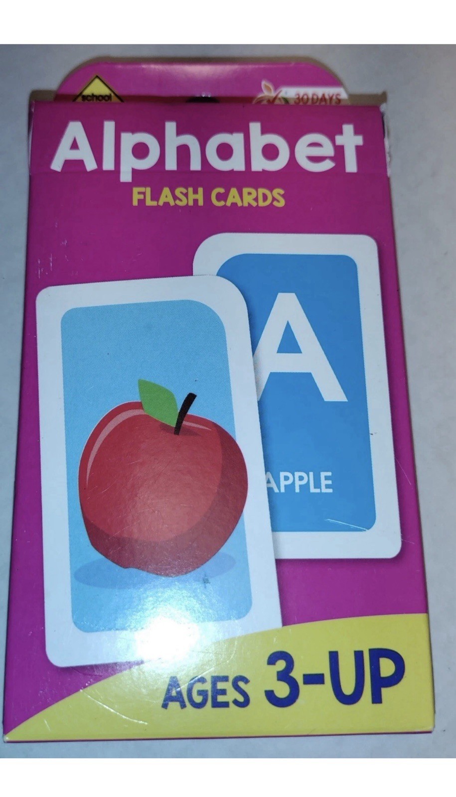 School Zone Alphabet Flash Cards Deck Home School Age 3+