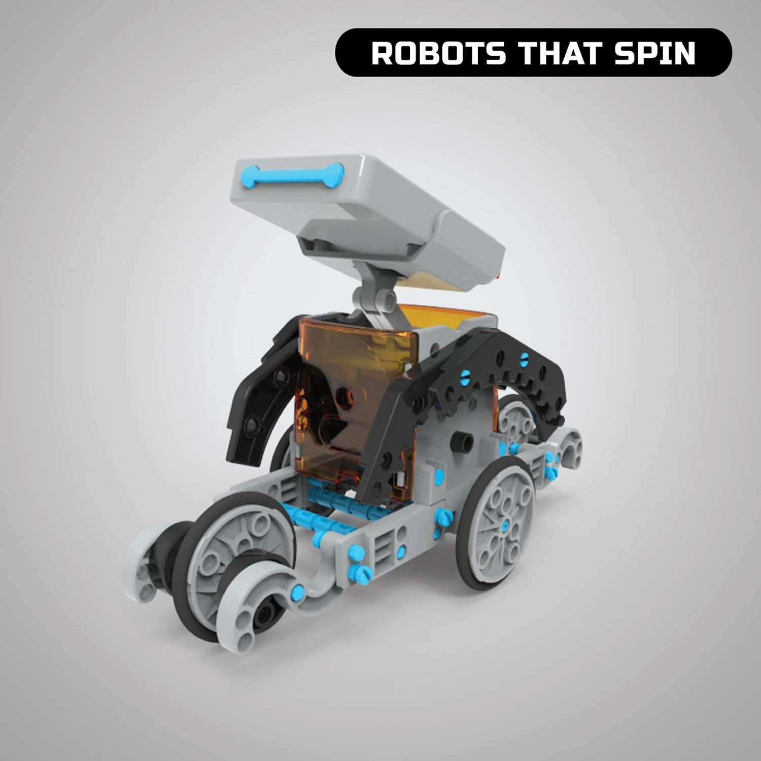 ™ STEM 12-In-1 Solar Robot Creation 197-Piece Kit with Working Solar Powered Mot