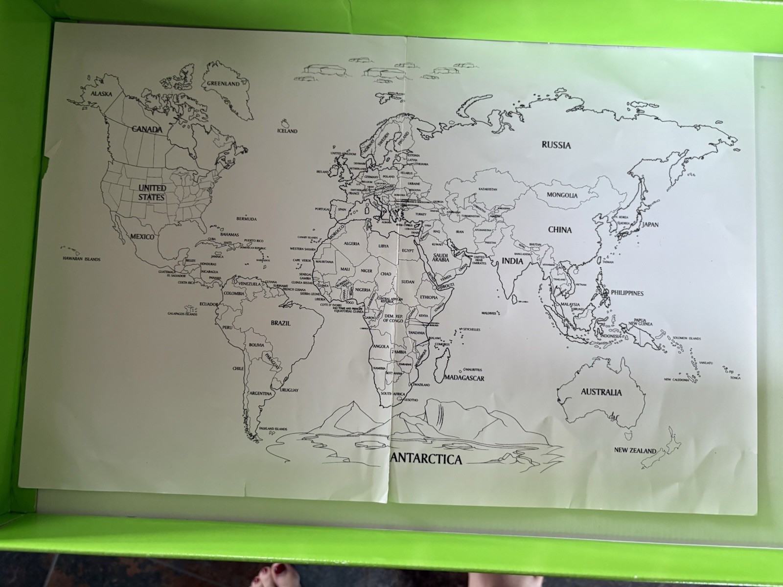 Leap Frog Interactive United States Map- PEN INCLUDED!