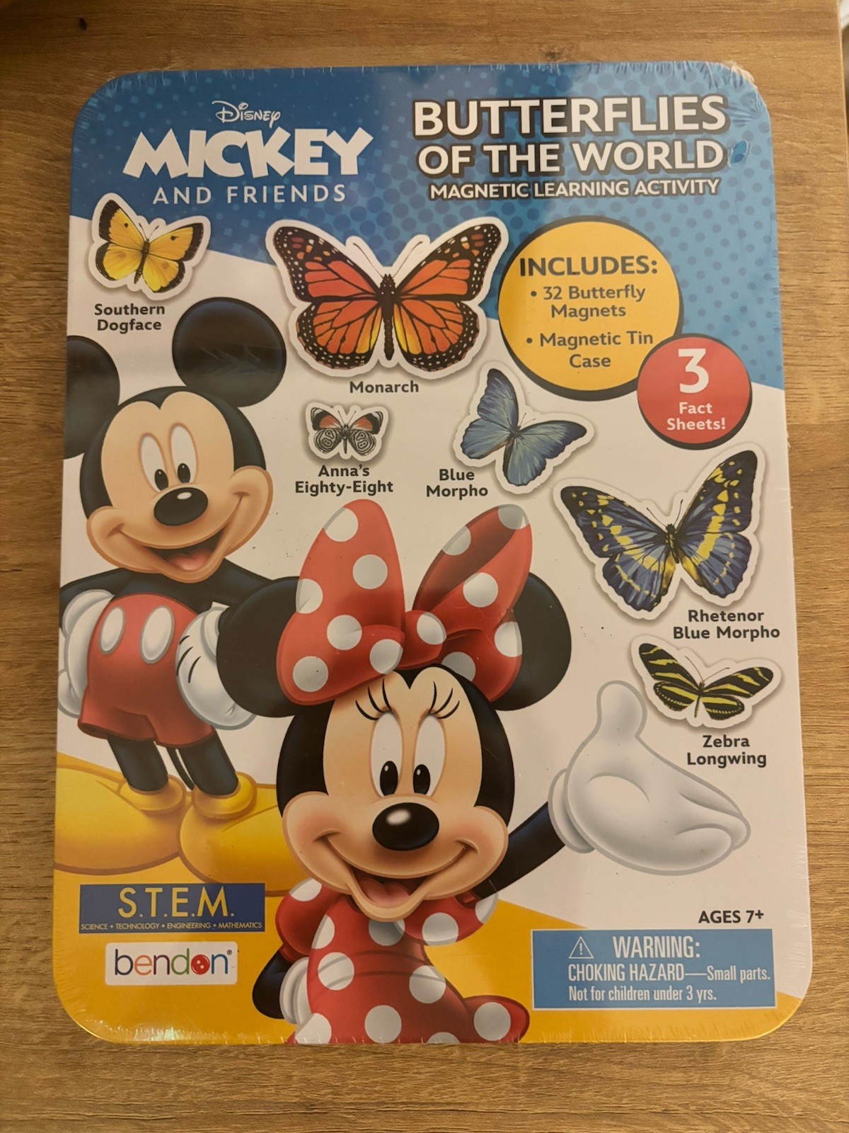 NEW Bendon Disney Butterflies Of The World Magnetic Learning Activity STEM