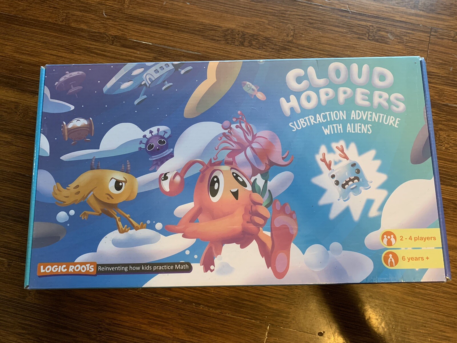 Logic Roots Cloud Hoppers Addition and Subtraction Game – Math Board Game, new